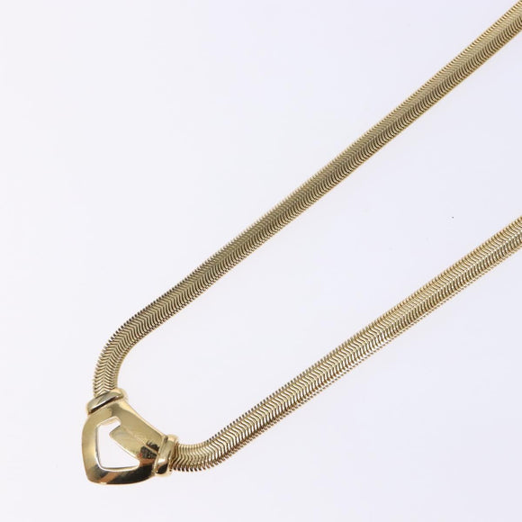 GIVENCHY Necklace Metal Gold Auth am8989