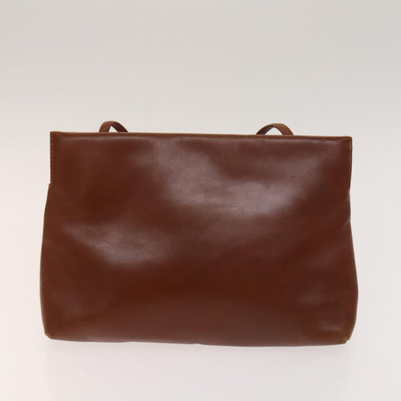 Salvatore Ferragamo Vala Shoulder Bag Leather 2 Set Brown Auth am8995