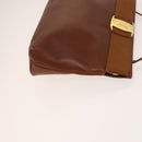 Salvatore Ferragamo Vala Shoulder Bag Leather 2 Set Brown Auth am8995-12