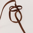 Salvatore Ferragamo Vala Shoulder Bag Leather 2Set Brown Auth am8995-14