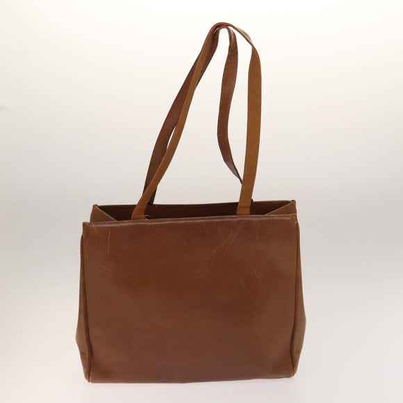 Salvatore Ferragamo Vala Shoulder Bag Leather 2 Set Brown Auth am8995