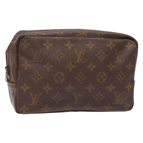 LOUIS VUITTON Monogram Trousse Toilette 23 Clutch Bag M47524 LV Auth am8996