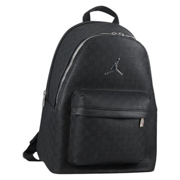 JORDAN Backpack Polyester Black Silver Auth am9000