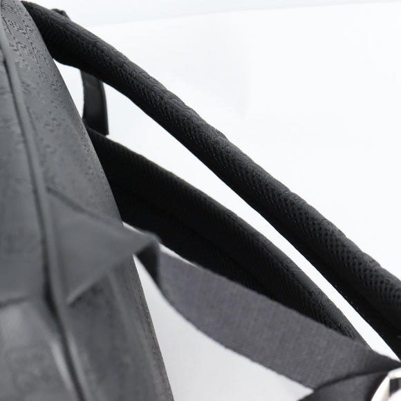 JORDAN Backpack Polyester Black Silver Auth am9000