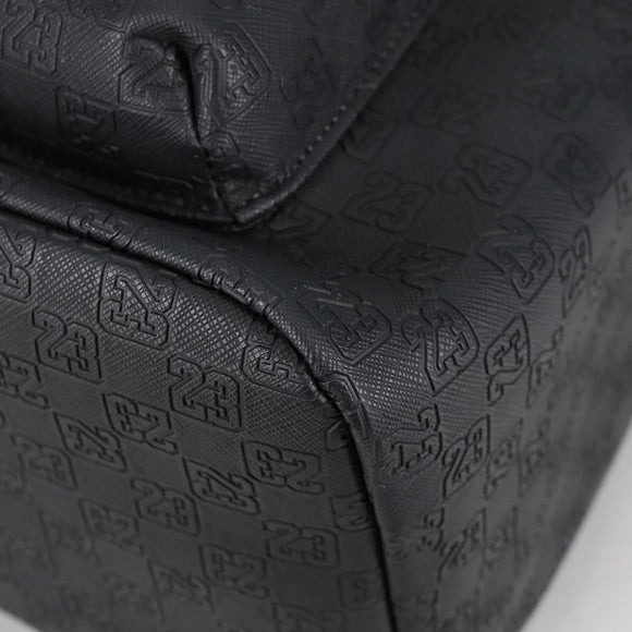 JORDAN Backpack Polyester Black Silver Auth am9000