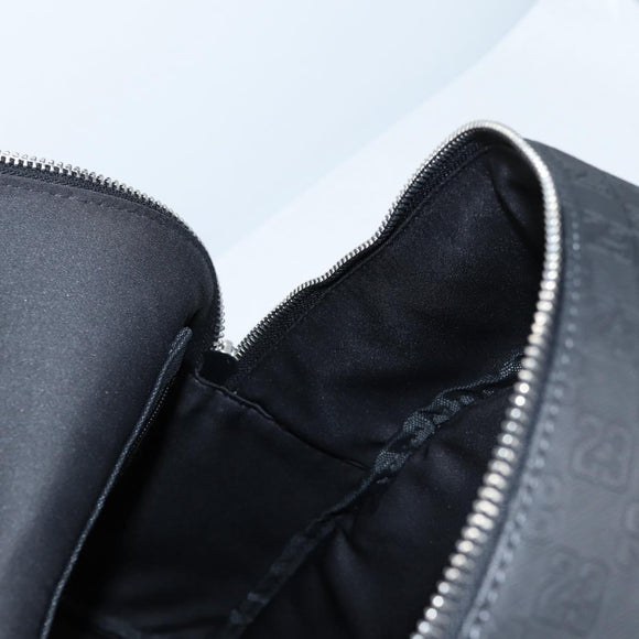 JORDAN Backpack Polyester Black Silver Auth am9000