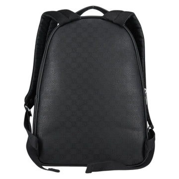 JORDAN Backpack Polyester Black Silver Auth am9000 - 0
