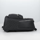 JORDAN Backpack Polyester Black Silver Auth am9000-4