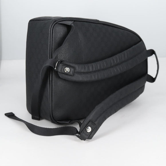 JORDAN Backpack Polyester Black Silver Auth am9000