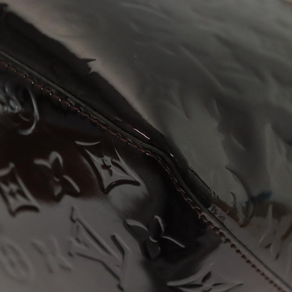 LOUIS VUITTON Monogram Vernis Bellevue GM Tote Bag Amarante M93589 Auth am9002