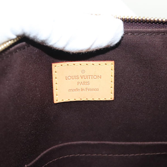 LOUIS VUITTON Monogram Vernis Bellevue GM Tote Bag Amarante M93589 Auth am9002