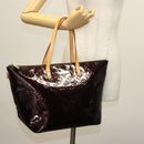 LOUIS VUITTON Monogram Vernis Bellevue GM Tote Bag Amarante M93589 Auth am9002-22