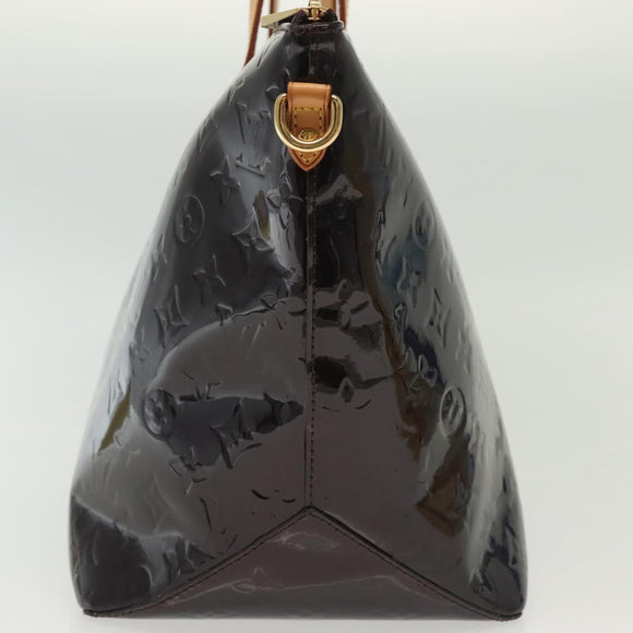 LOUIS VUITTON Monogram Vernis Bellevue GM Tote Bag Amarante M93589 Auth am9002