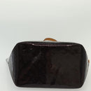 LOUIS VUITTON Monogram Vernis Bellevue GM Tote Bag Amarante M93589 Auth am9002-9