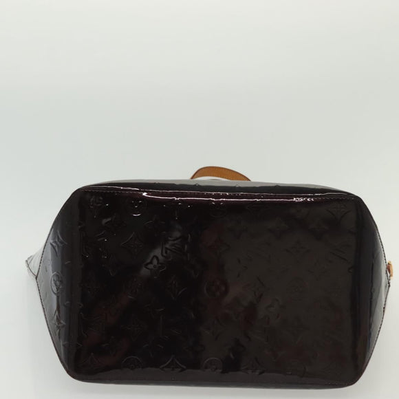 LOUIS VUITTON Monogram Vernis Bellevue GM Tote Bag Amarante M93589 Auth am9002