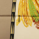 HERMES Carre 90 Scarf ""BRAZIL"" Silk Beige Auth am9005-11