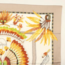 HERMES Carre 90 Scarf ""BRAZIL"" Silk Beige Auth am9005-4