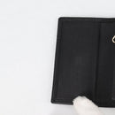 GUCCI GG Canvas Guccissima Key Case Leather Black Gold 268833 2184 Auth am9008V-14