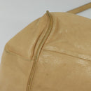 Chloe Etel Hand Bag Leather 2way Beige Gold Auth am9018-15