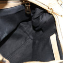 Chloe Etel Hand Bag Leather 2way Beige Gold Auth am9018-20