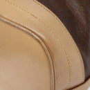 ETRO Paisley Shoulder Bag PVC Brown Gold Auth am9020-9