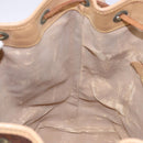 ETRO Paisley Shoulder Bag PVC Brown Gold Auth am9020-18