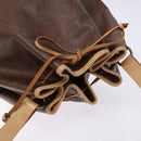 ETRO Paisley Shoulder Bag PVC Brown Gold Auth am9020-6