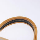 Coach Hand Bag Leather Canvas White Silver Auth am9022-8