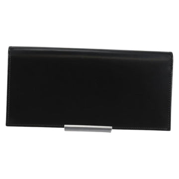 CARTIER Long Wallet Leather Black Auth am9023V - 0