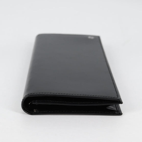 CARTIER Long Wallet Leather Black Auth am9023V