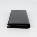 CARTIER Long Wallet Leather Black Auth am9023V-4