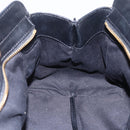 Chloe Alice Hand Bag Leather 2way Beige Black gold Auth am9028-19