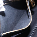 Chloe Alice Hand Bag Leather 2way Beige Black gold Auth am9028-20