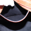 Chloe Etel Hand Bag Leather 2way Orange Gold Auth am9029-21