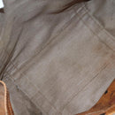 MCM Logogram Vicetos Tote Bag PVC Leather Brown Gold Auth am9032-11