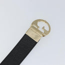 GUCCI Belt Leather Outlet Turquoise Blue Auth am9038-7