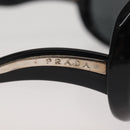 PRADA Sunglasses plastic Black Auth am9039-8