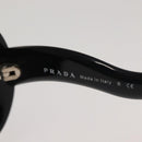 PRADA Sunglasses plastic Black Auth am9039-9