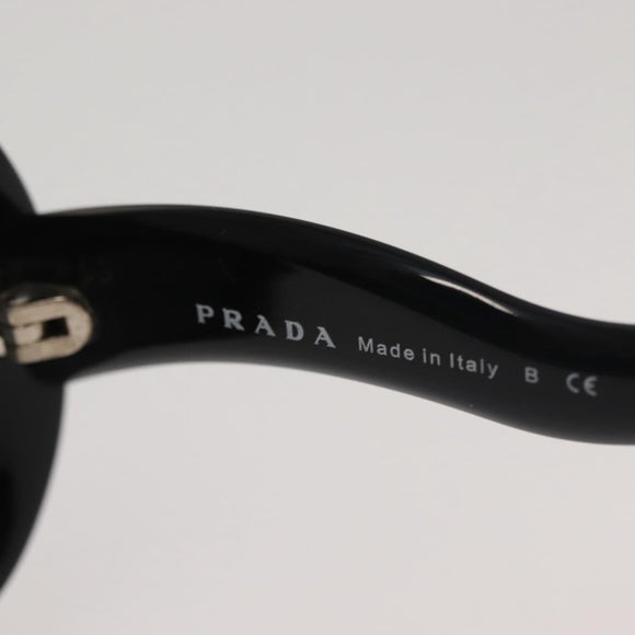 PRADA Sunglasses plastic Black Auth am9039
