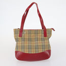 BURBERRY Nova Check Shoulder Bag Canvas 2Set Navy Beige Auth am9041-10