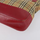 BURBERRY Nova Check Shoulder Bag Canvas 2Set Navy Beige Auth am9041-16