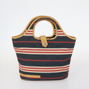 BURBERRY Nova Check Shoulder Bag Canvas 2Set Navy Beige Auth am9041-2