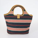 BURBERRY Nova Check Shoulder Bag Canvas 2Set Navy Beige Auth am9041-3