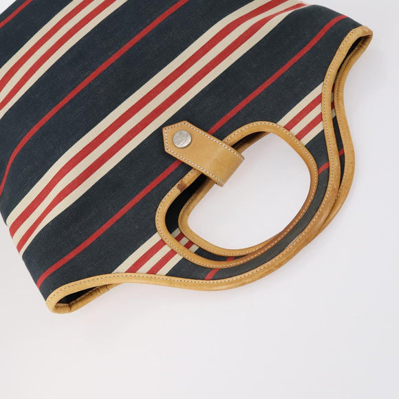 BURBERRY Nova Check Shoulder Bag Canvas 2Set Navy Beige Auth am9041