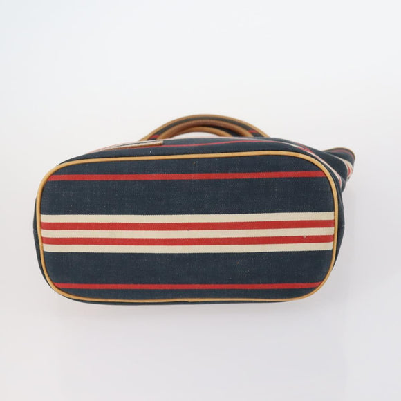 BURBERRY Nova Check Shoulder Bag Canvas 2Set Navy Beige Auth am9041