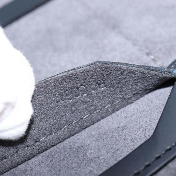 LOUIS VUITTON Damie Grasset Blues CD Case Shoulder Bag Black M92157 Auth am9043