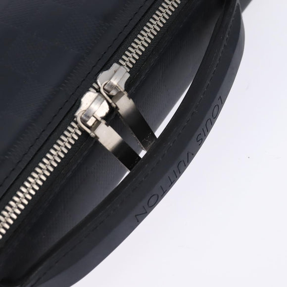 LOUIS VUITTON Damie Grasset Blues CD Case Shoulder Bag Black M92157 Auth am9043