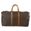 LOUIS VUITTON Monogram Keepall Bandouliere 50 Hand Bag M41416 LV Auth am9045-2
