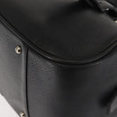 BURBERRY Hand Bag Leather Black Silver Auth am9047-13