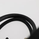 BURBERRY Hand Bag Leather Black Silver Auth am9047-8